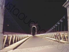 picture taken along the 
			EuroVelo 17: 
Marc Seguin footbridge between Tournon and Tain l'Hermitage, France
