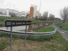 photographie prise le long de l'EuroVelo 6 près de Chalon-sur-Saône
