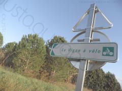 Vigne à Vélo Les Arcs - Sainte Roseline - Road Sign