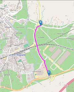 Roadmap N7 Les Arcs | Vigne à Vélo Les Arcs - Sainte Roseline